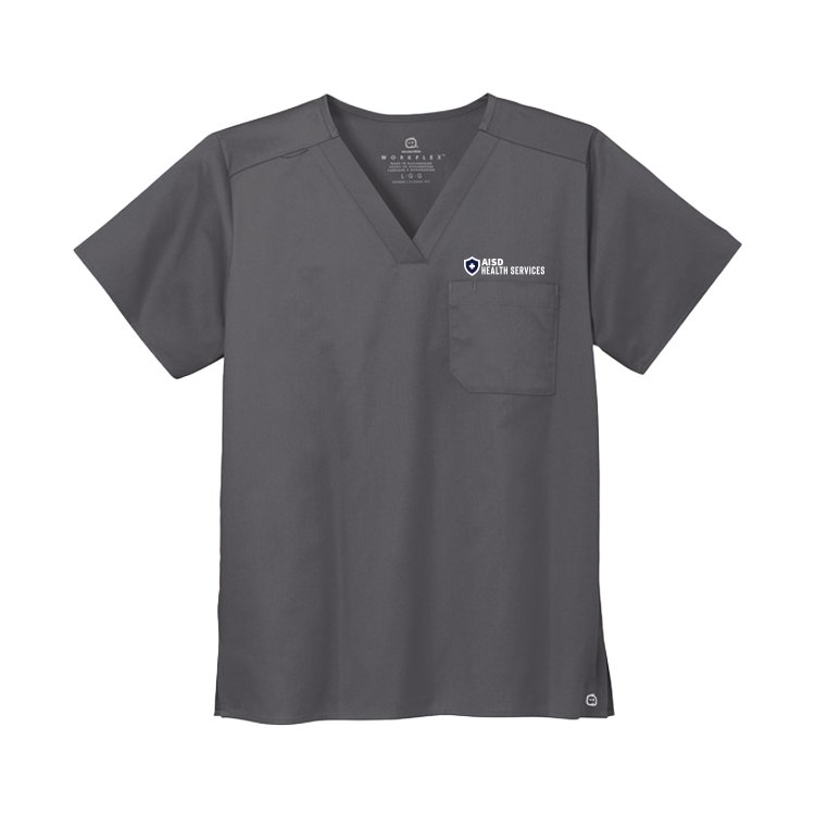 Wink® Unisex WorkFlex™ Chest Pocket V-Neck Top - Image 4