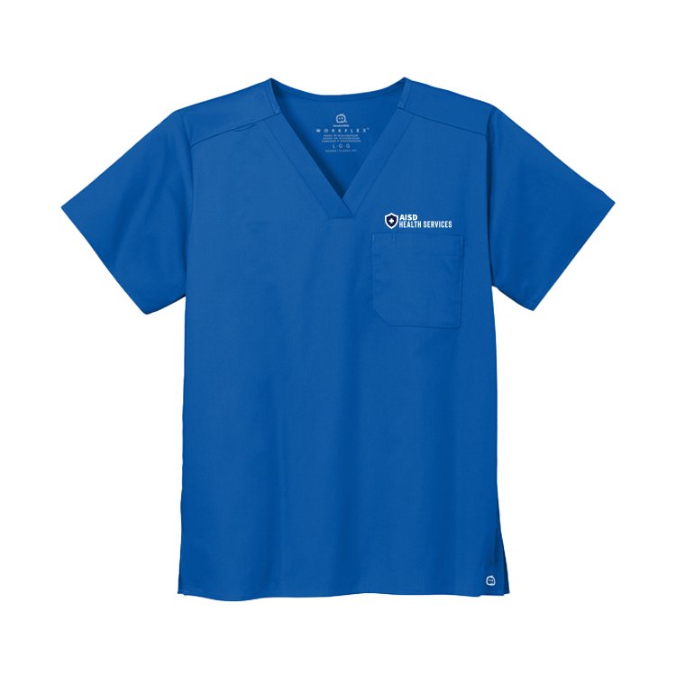 Wink® Unisex WorkFlex™ Chest Pocket V-Neck Top - Image 2